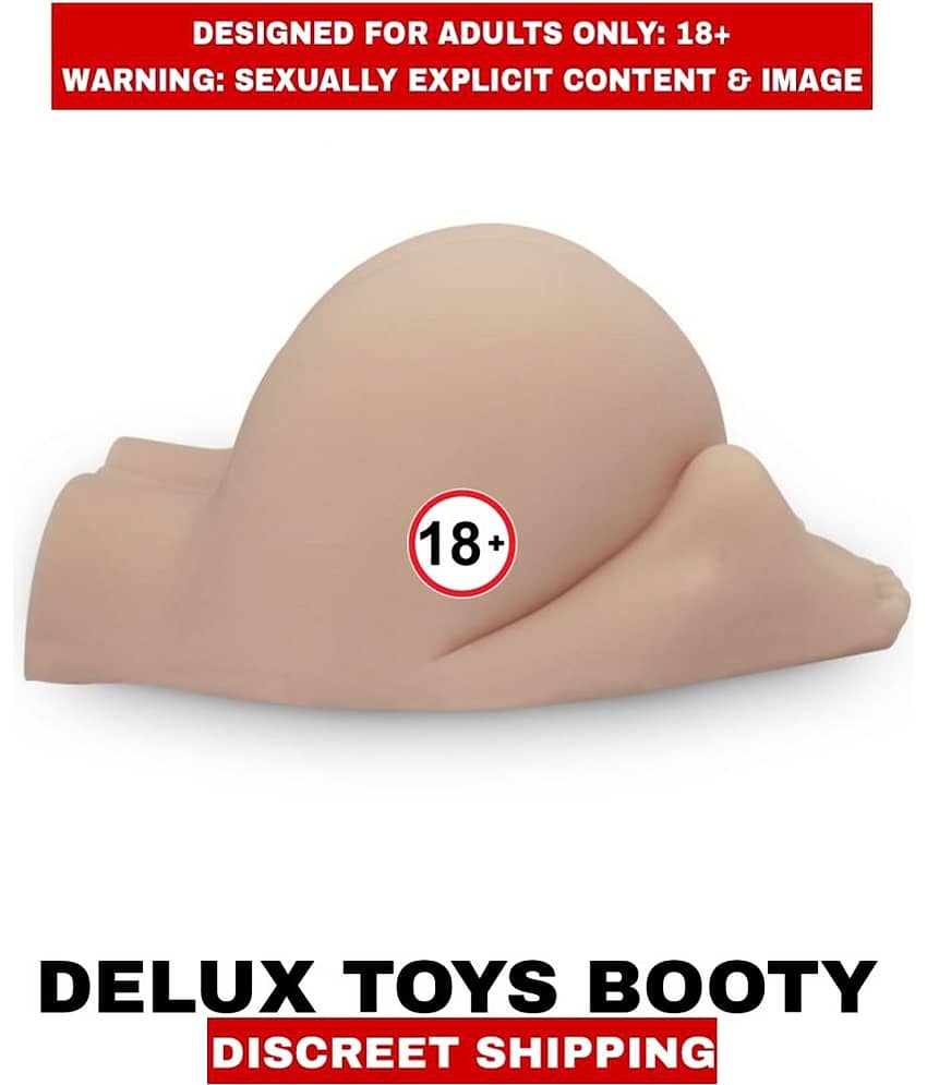 MALE ADULT SEX TOYS D E L U X BOOTY SMOOTH SILICON HALF DOLL VAGINA and ANAL DOUBLE TEXTURE HOLE MASTURBATOR TOY For Men view 2