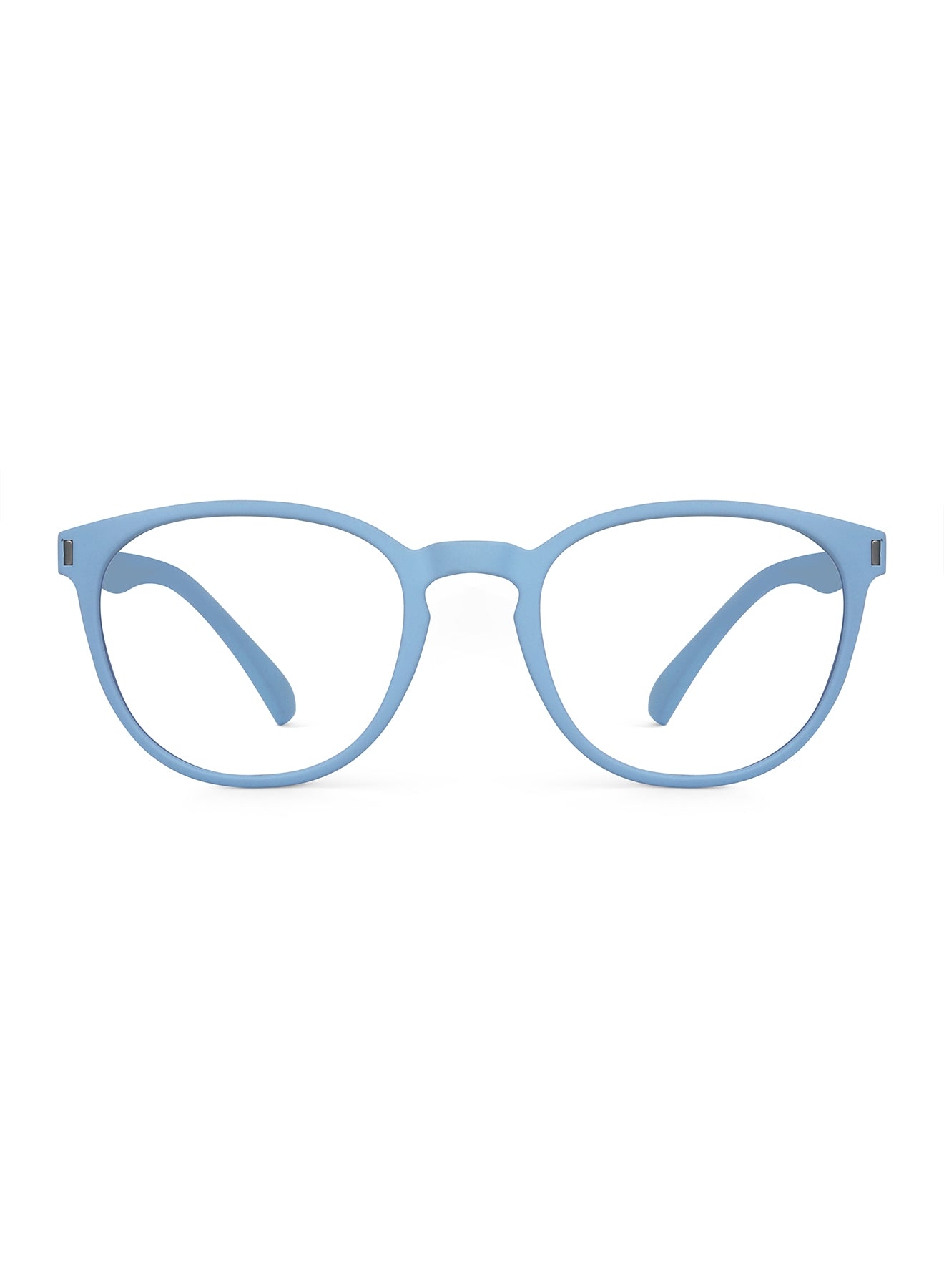 Noctra Round Blue Screen Glasses view 2