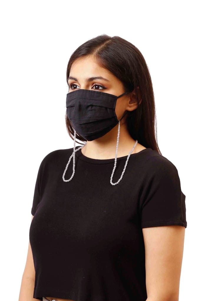 Semi Precious Beaded Mask Chain (Unisex) view 2
