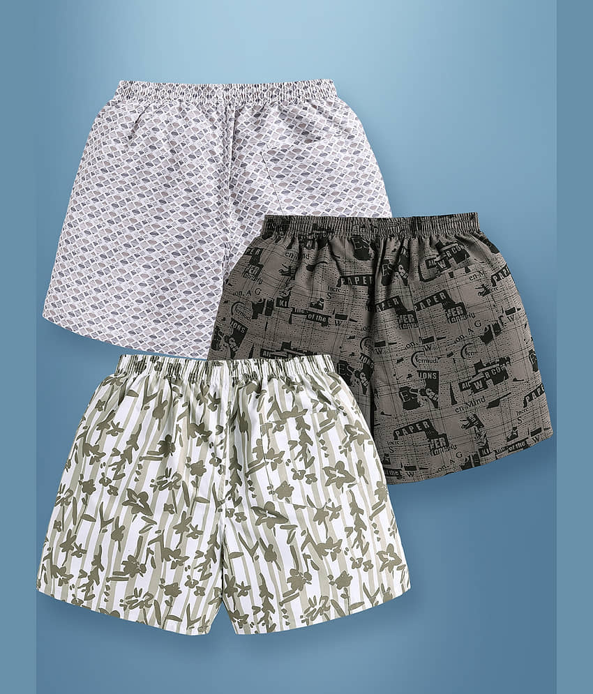 Supersquad Pack of 3 Cotton Blend Boxers For Men's ( Assorted 1 ) view 2