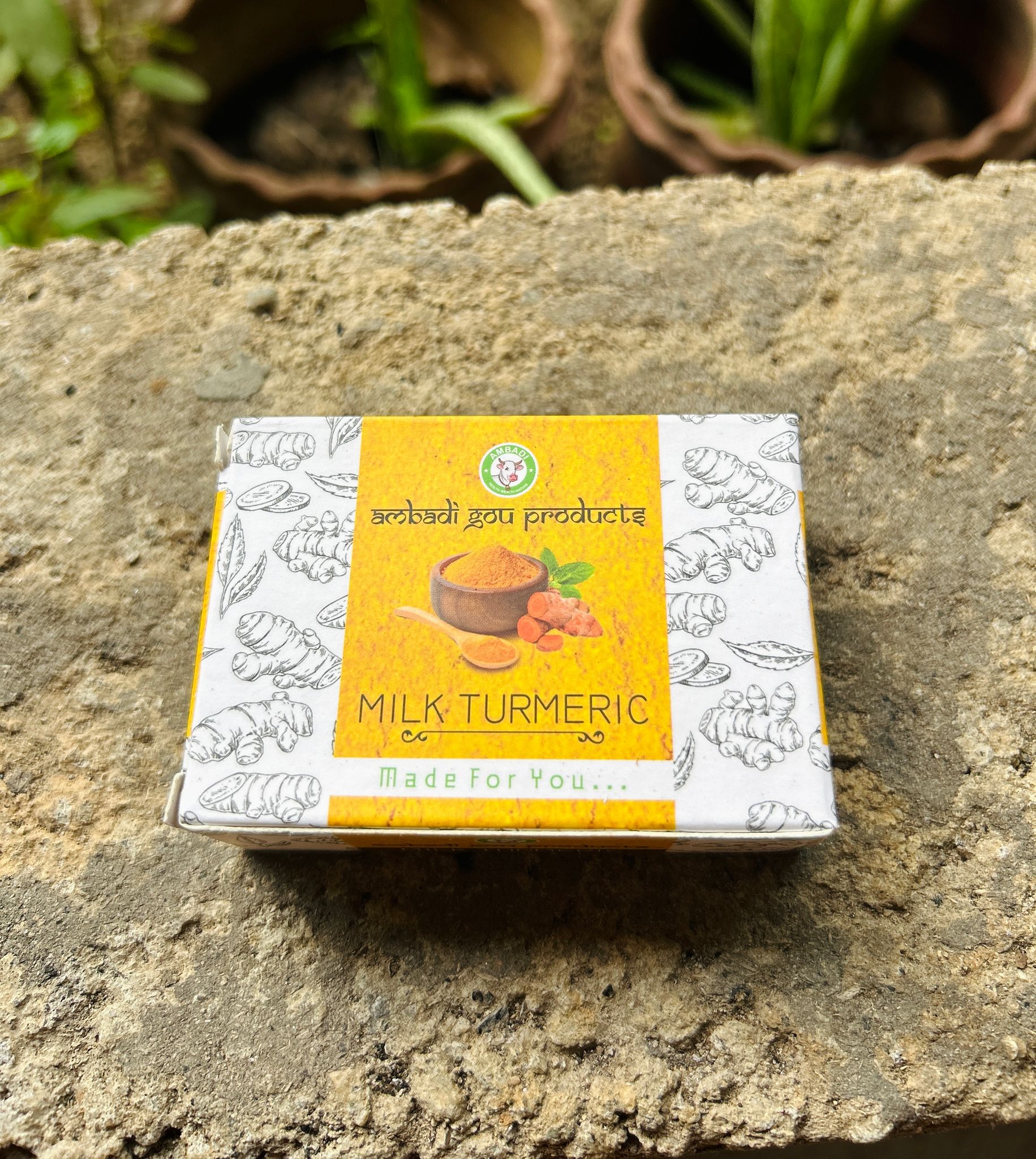 MILK TURMERIC SOAP/ BABY SOAP/ NATURAL SOAP/ (SET OF 2) view 2