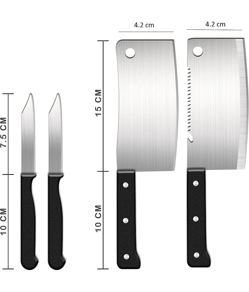 Shopper52 Silver Stainless Steel Knife Set Blade Length 10 cm ( Pack of 1 ) view 2