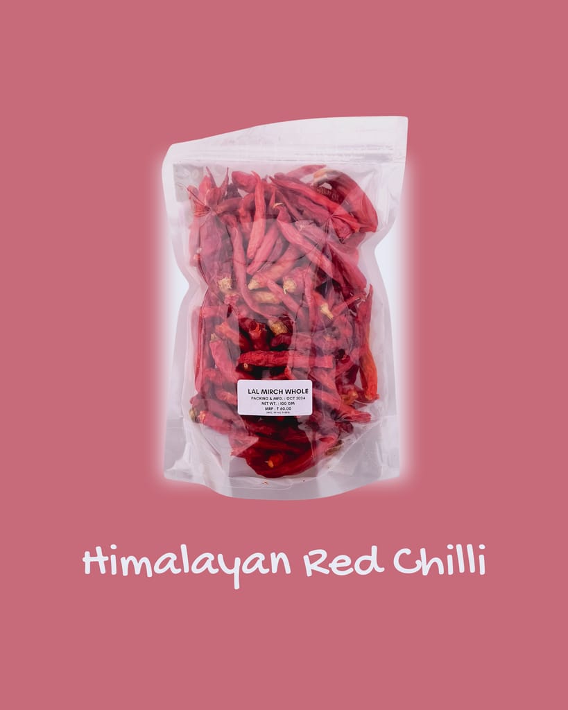 Himalayan Red Chilli | Pahadi Lal Mirch | Dried | 100 gm view 2