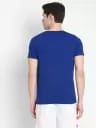 Regular Fit Round Neck T-Shirt for Men (Blue) view 2