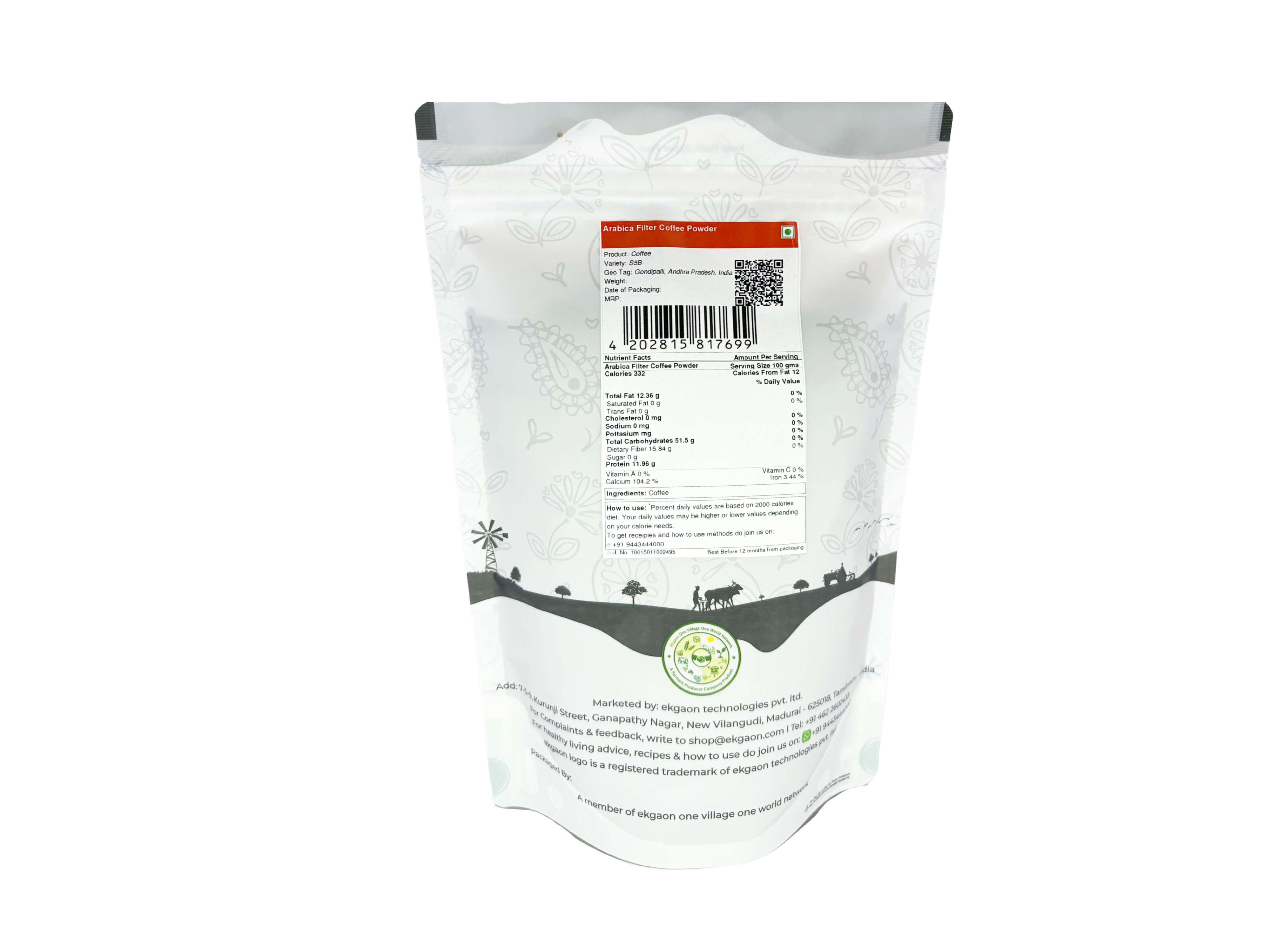 Ekgaon Arabica Filter Coffee Powder (500g) view 2