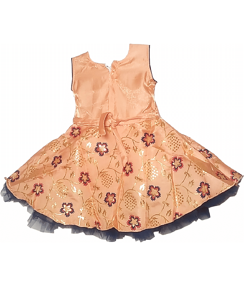 harshvardhanmart.com Baby Girls Cotton Blend Frocks ( Green ) view 2