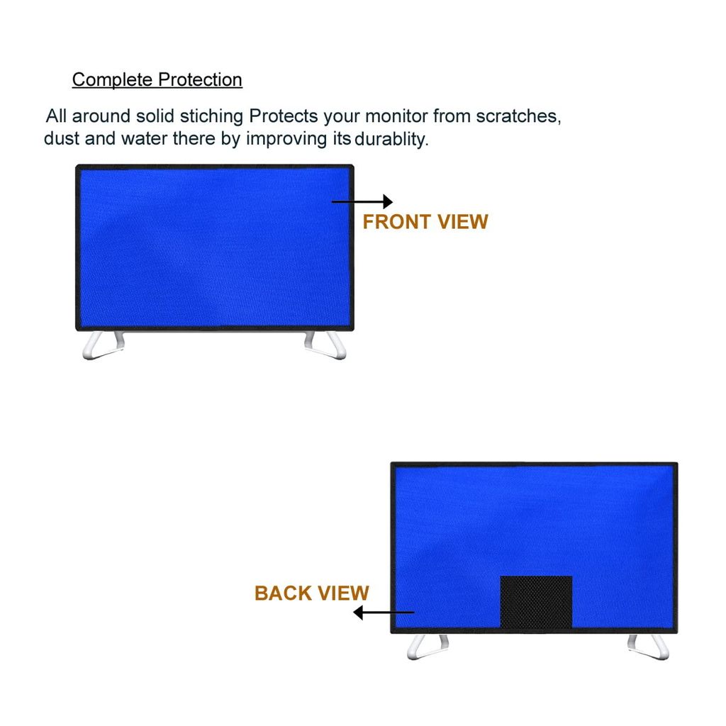 PalaP Super Premium Dust Proof Monitor Cover for ASUS All in ONE Desktop 24 inches (Bright Blue) view 2