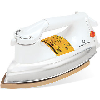 Double Safety by Double Safety Madrid 1000 W Dry Iron (White)