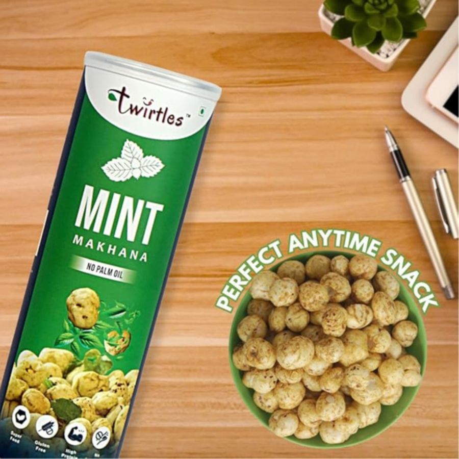 TWIRTLES MINT MAKHANA - 75 gm - One pack of mint makhana view 2