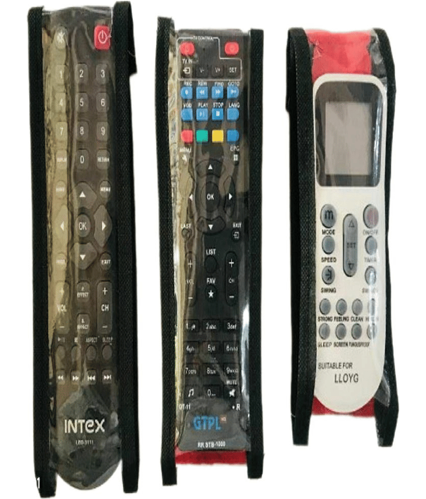 SUGNESH - Remote Covers & Holders ( Pack of 3 ) view 2