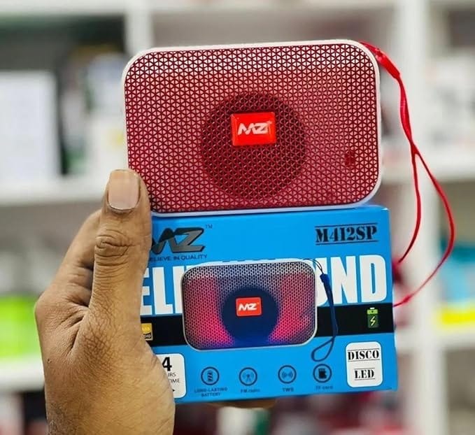 Mz M412spWireless Speaker (Portable Bluetooth Speaker) Mini Speaker Dynamic Thunder Sound with High Bass 5w Multicolor view 2