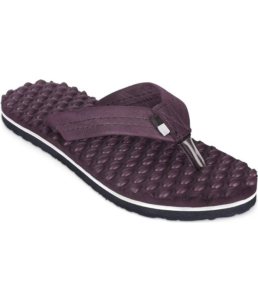 DOCTOR EXTRA SOFT - Brown Women's Massage Flip Flop view 2