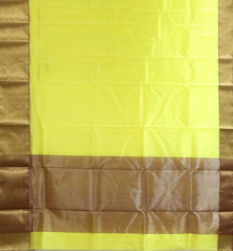 Handloom Chanderi Pattu Silk Saree view 2