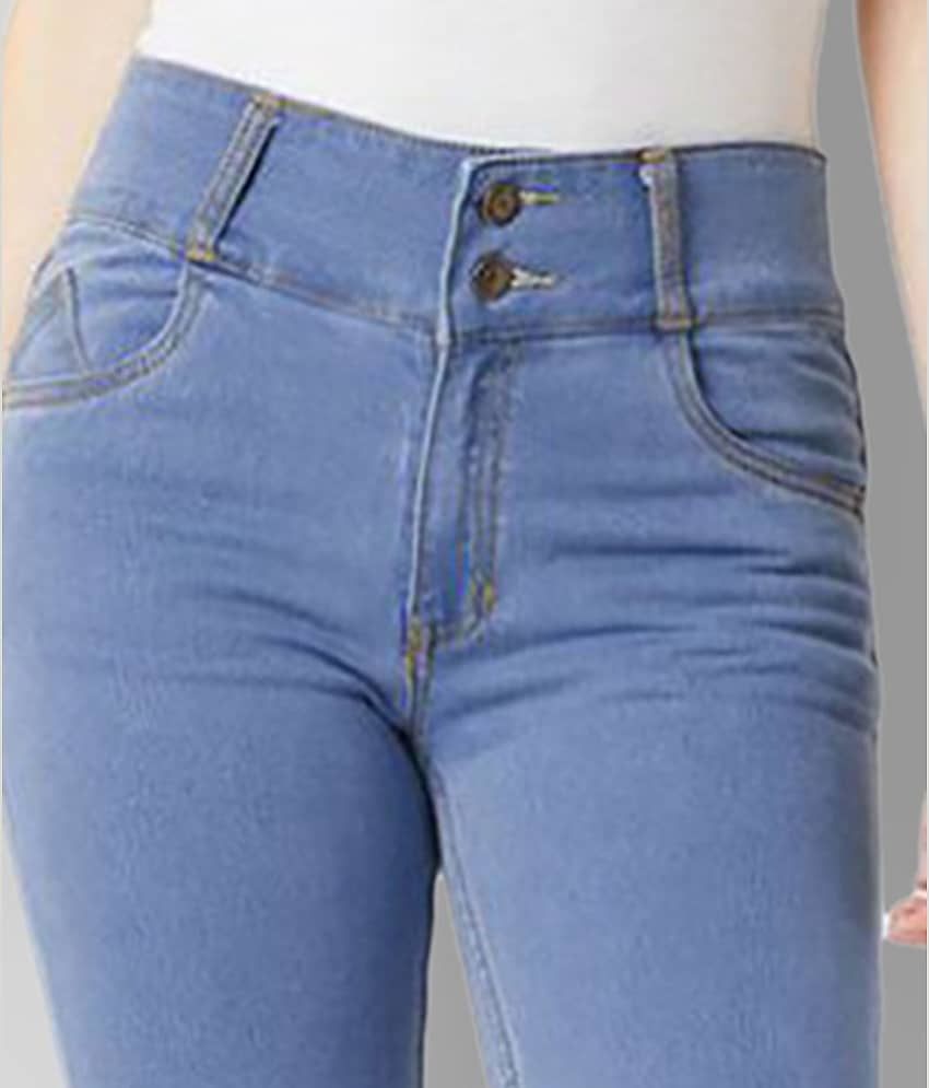 Miss Chase - Blue Cotton Skinny Fit Women's Jeans ( Pack of 1 ) view 2
