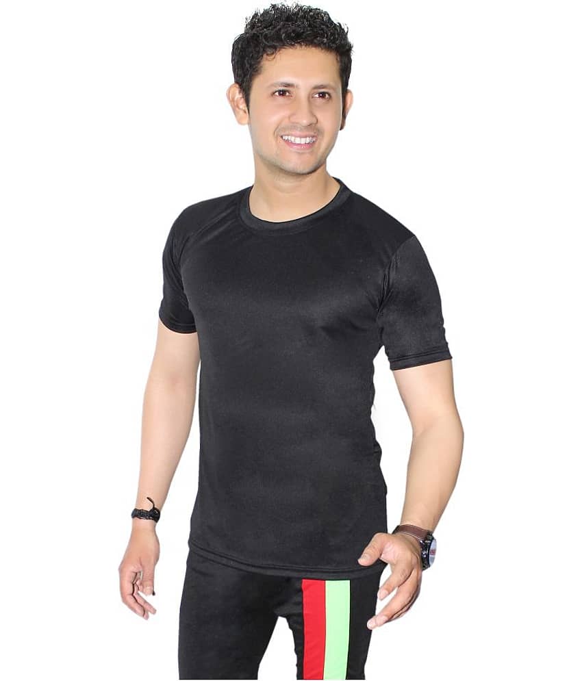 Goodluck Black Cotton Lycra Trunk view 2