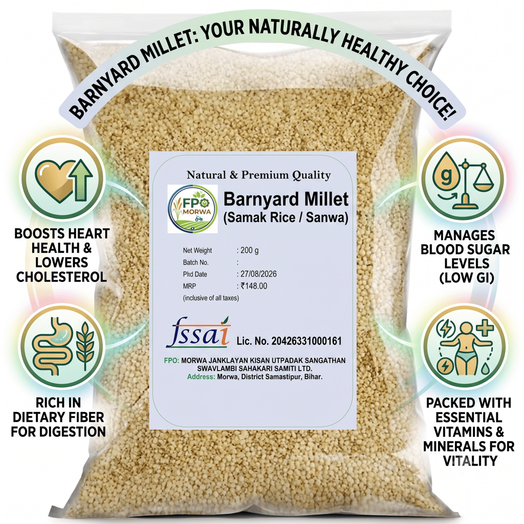 FPO Morwa Barnyard Millet (Samak Rice) - 200g view 2