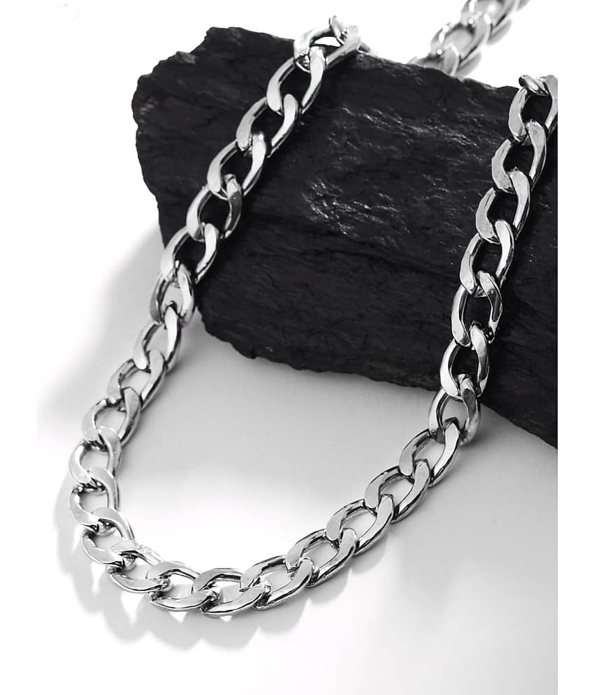 VIRAASI - Silver Plated Brass Chain ( Pack of 1 ) view 2