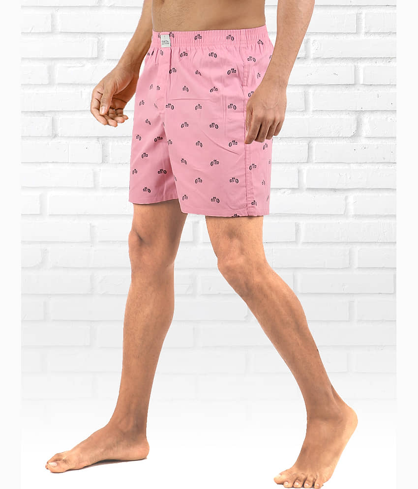 Supersquad Pack of 2 Cotton Boxers For Men's ( Multicolor ) view 2