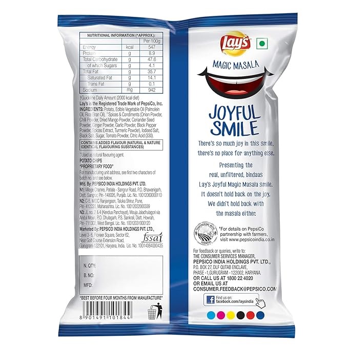 Lay'S Joyful Magic Masala Chips 127 Gms view 2