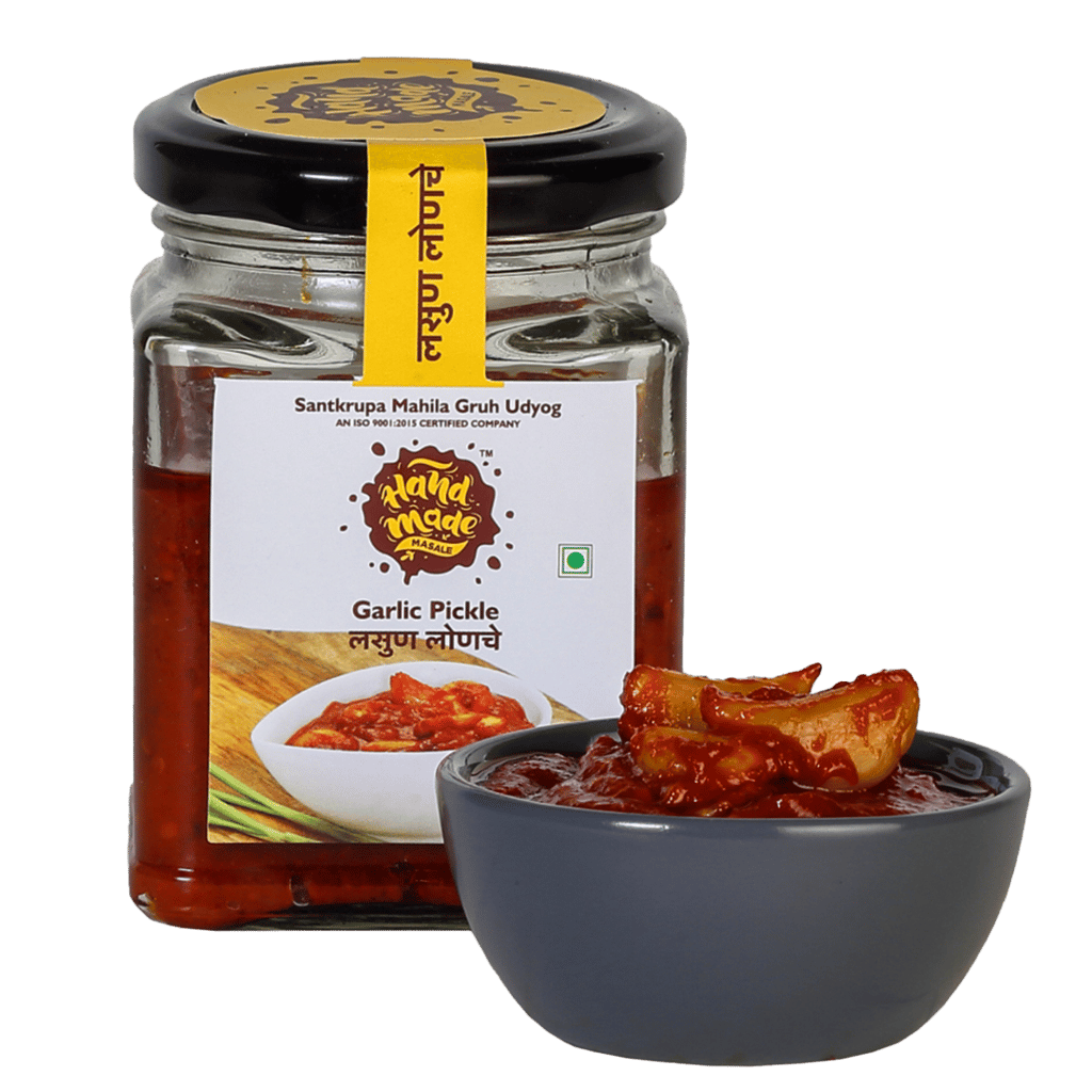 Handmade Masale Garlic Pickle view 2