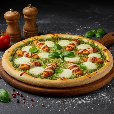 Pesto Chicken Pizza