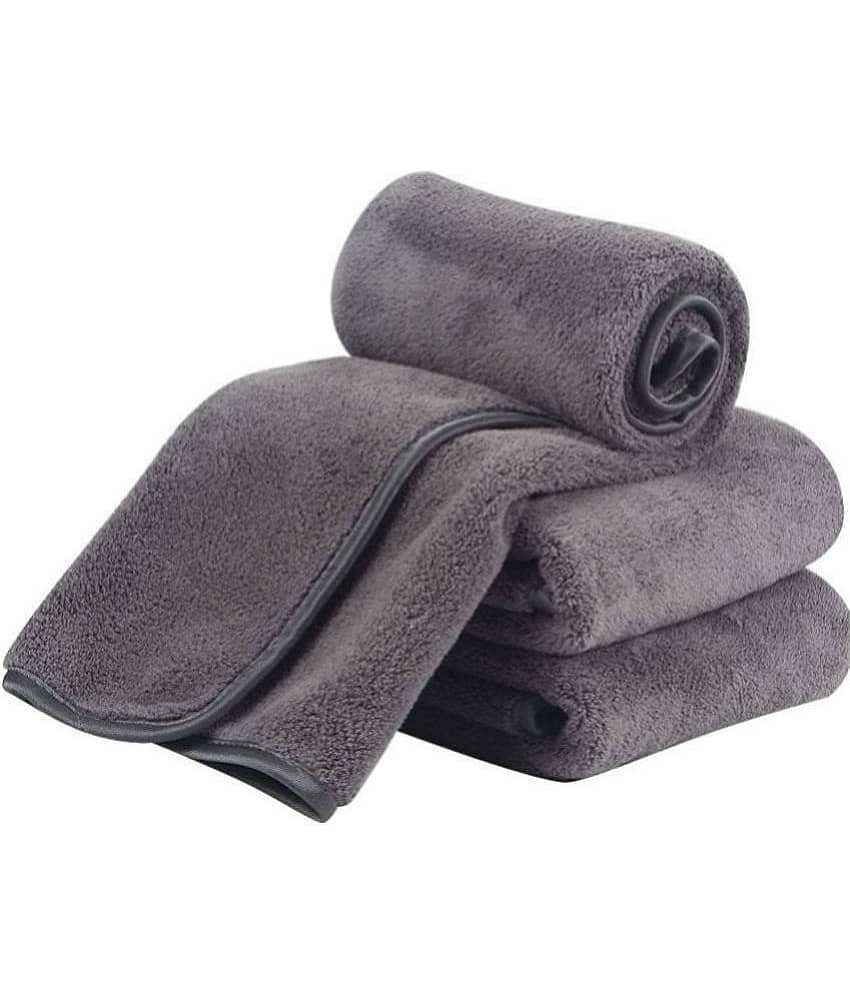 Auto Hub Grey 800 GSM Microfiber Cloth For Automobile ( Pack of 5 ) view 2