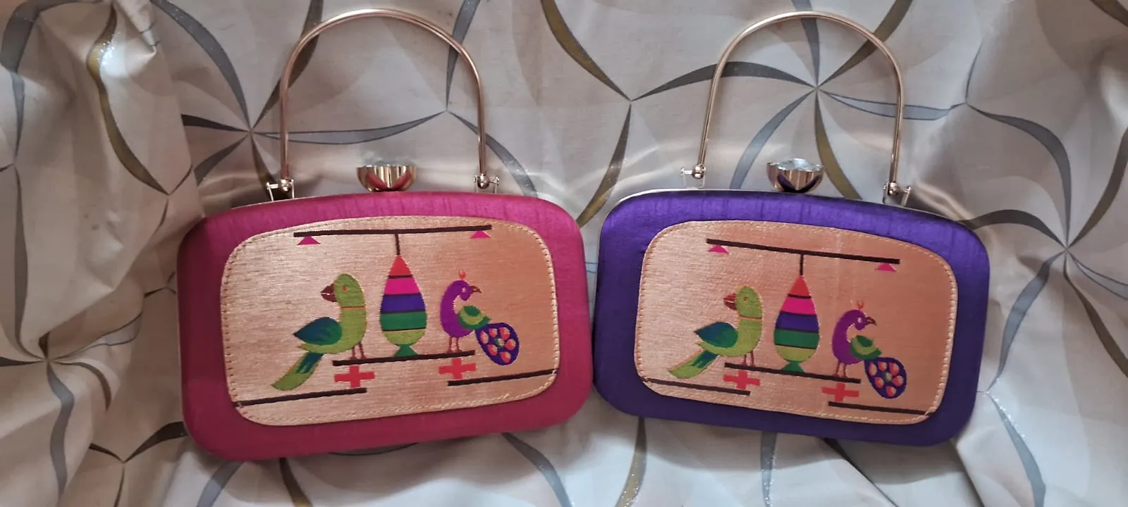 PAITHANI BAG only Blue