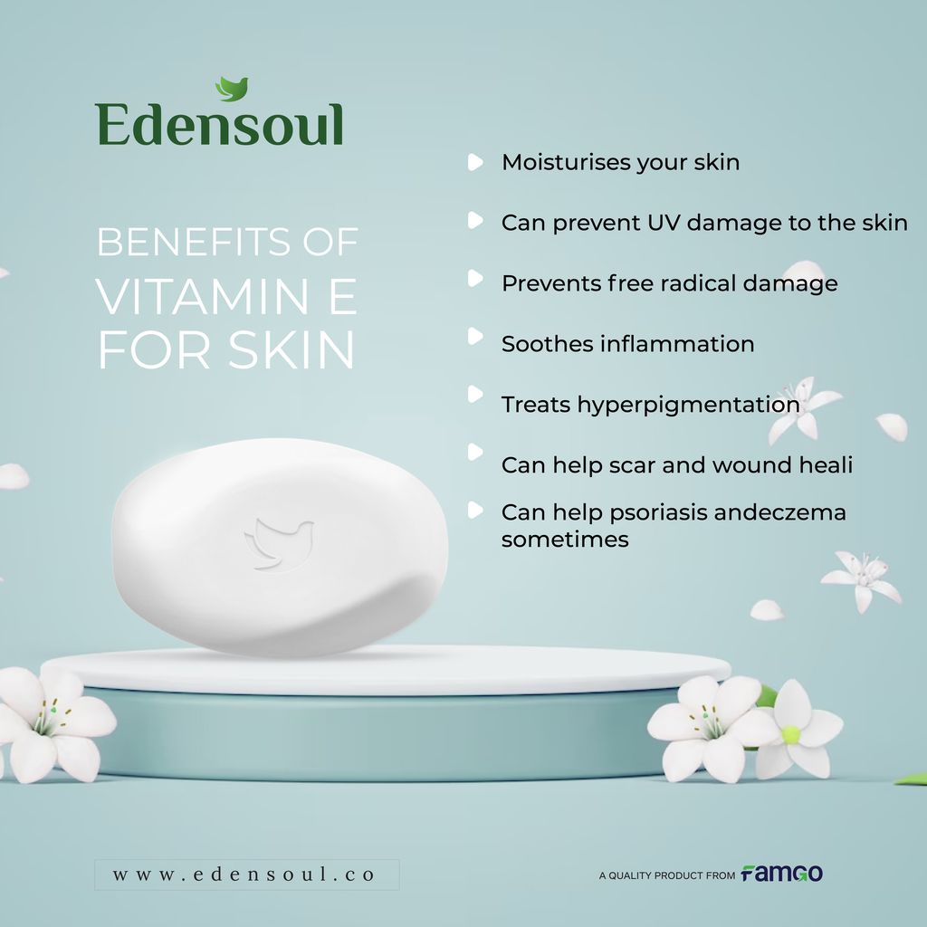 Edensoul Moisturizing & Vitamin E Soap Bar 100 g view 2