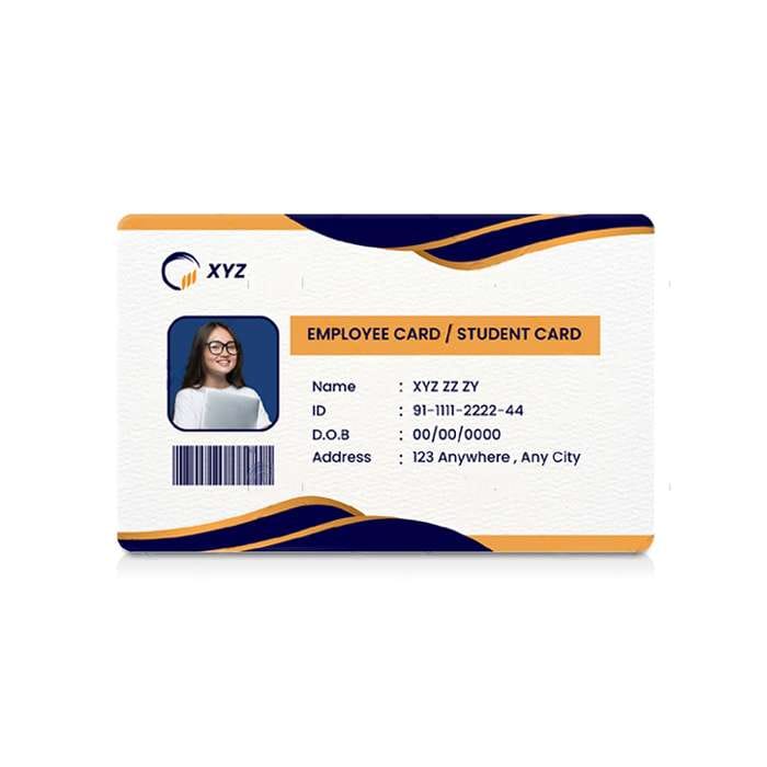 PVC based card printing with card view 2
