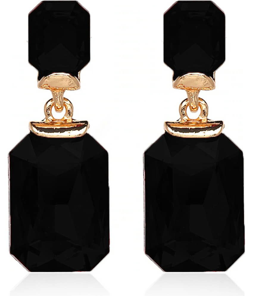 YOUBELLA Black Danglers Earrings ( Pack of 1 ) view 2