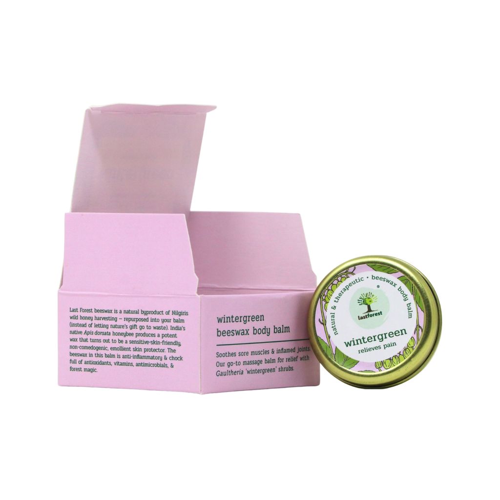 Therapeutic Beeswax Balm Wintergreen (Effective Pain relief), 20g view 2
