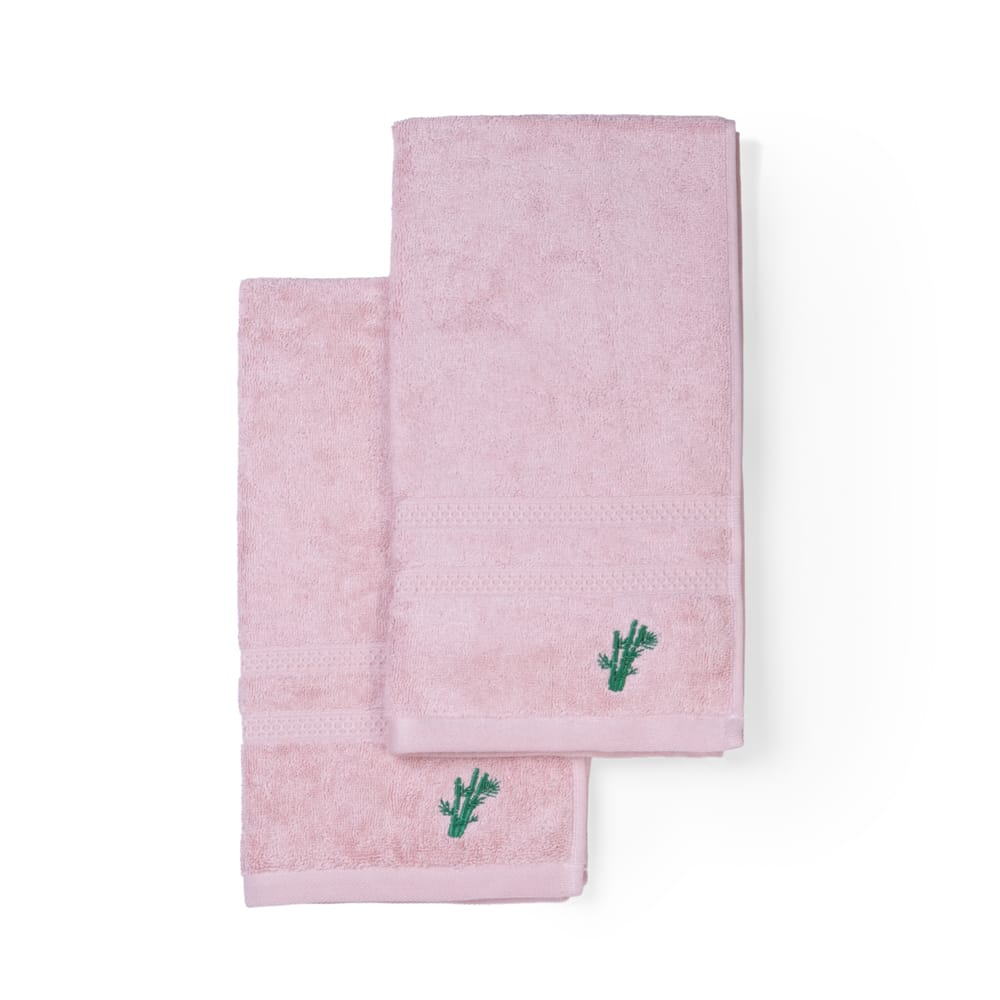 Feather & Spun Bamboo Cotton Hand Towel | Lavender Fragrance | Oeko-TEX® Standard 100 | Anti Microbial | Fade Resistant | Double Needle Stitch | 600 GSM - 40 cms x 71 cms (Pack of 2) view 2