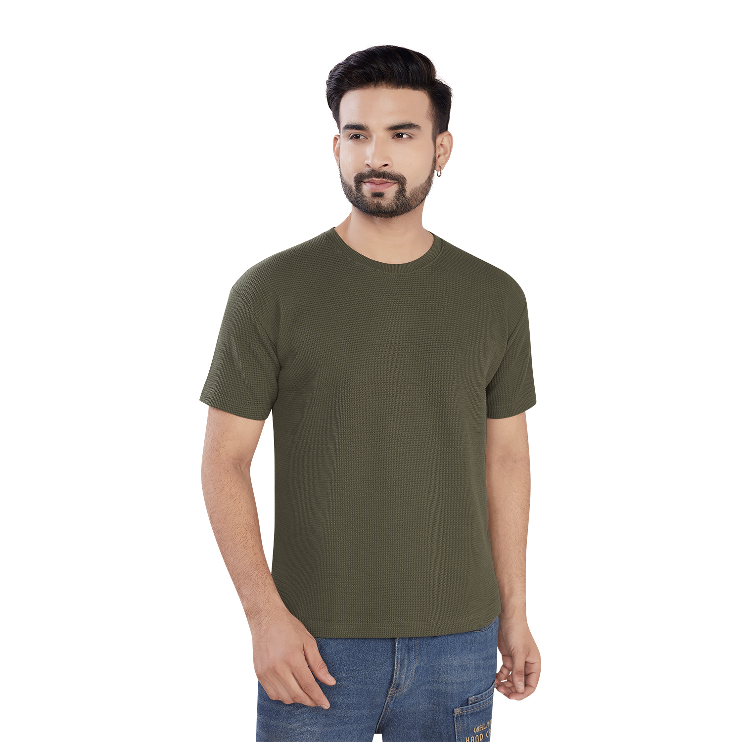 Unisex T-Shirts, 100% Cotton Waffle.