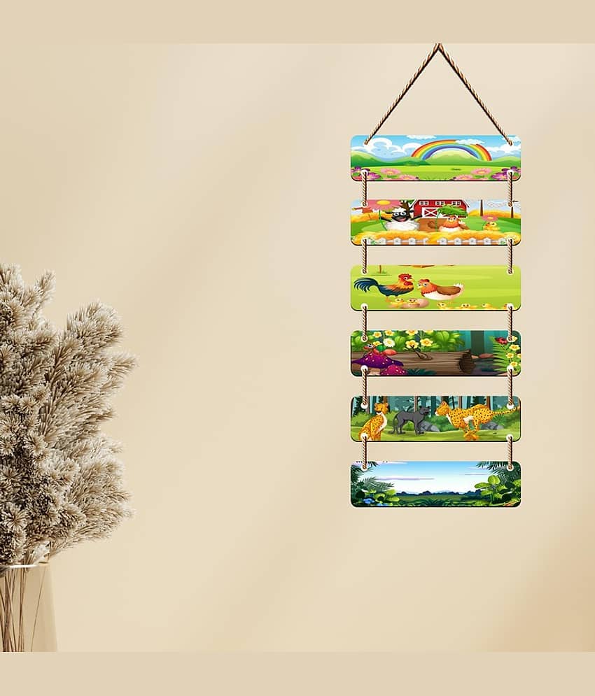 Saf Wood Wall Sculpture Multi - Pack of 1 view 2