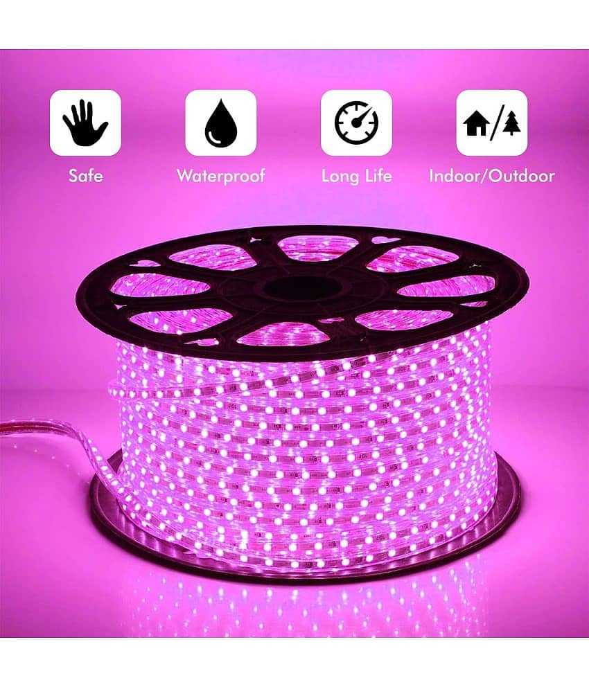 DAJUBHAI 15M/72 LED Rope Light For Decoration- Waterproof Decorative Lights,Cove Light for Ceiling | LED Pipe Light for Home Decor | Led Strip Lights for Diwali Decoration,Birthday,Christmas ( Blue) view 2