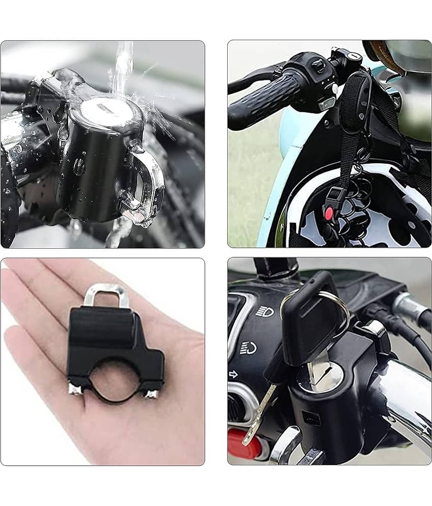RIVERNEST Mount Type Helmet Lock - Key Lock view 2