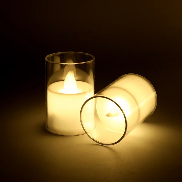 Smokeless LED Tealight Candles (24 Pcs) view 2