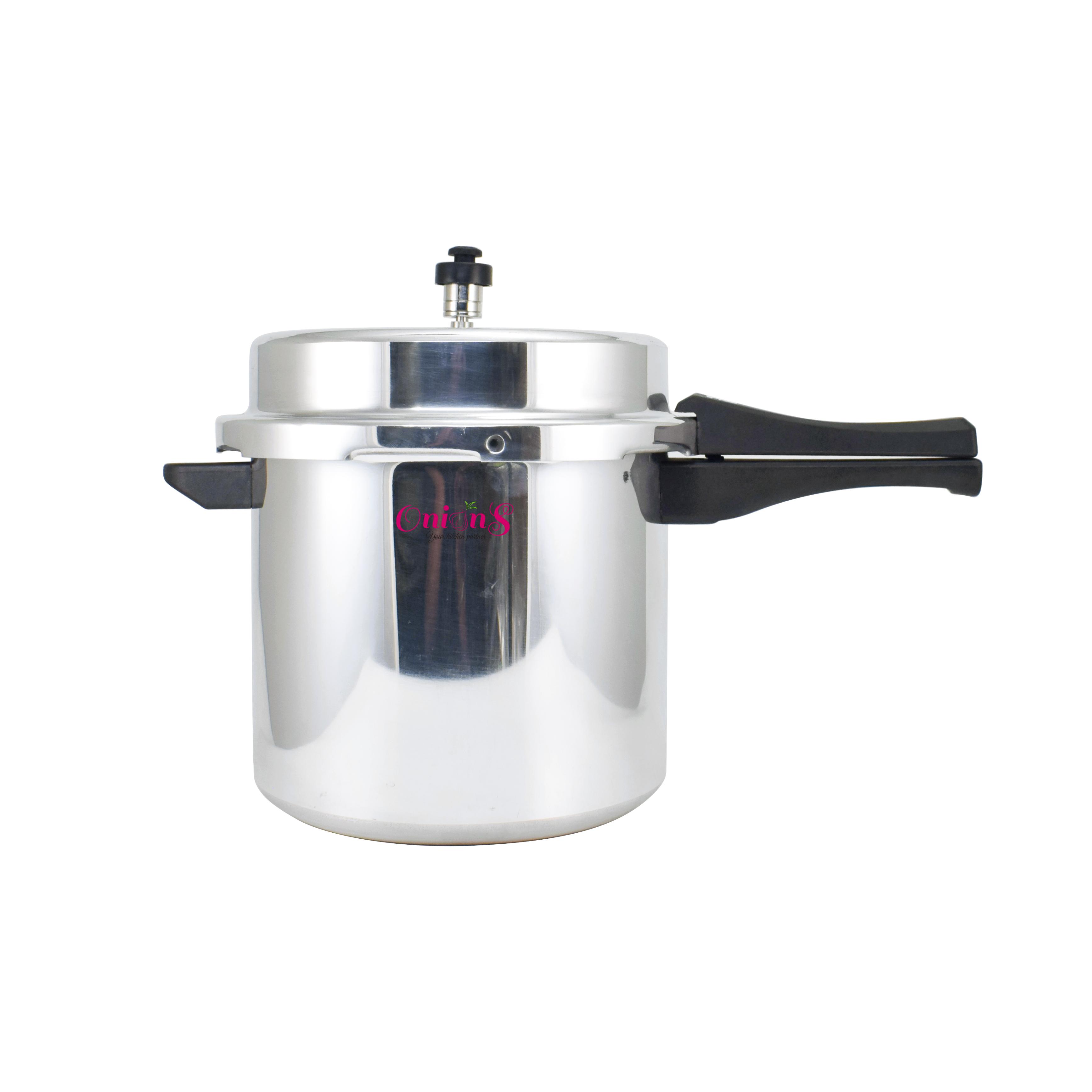Onions Aluminium Pressure Cooker with Outer Lid Gas Stove Compatible view 2