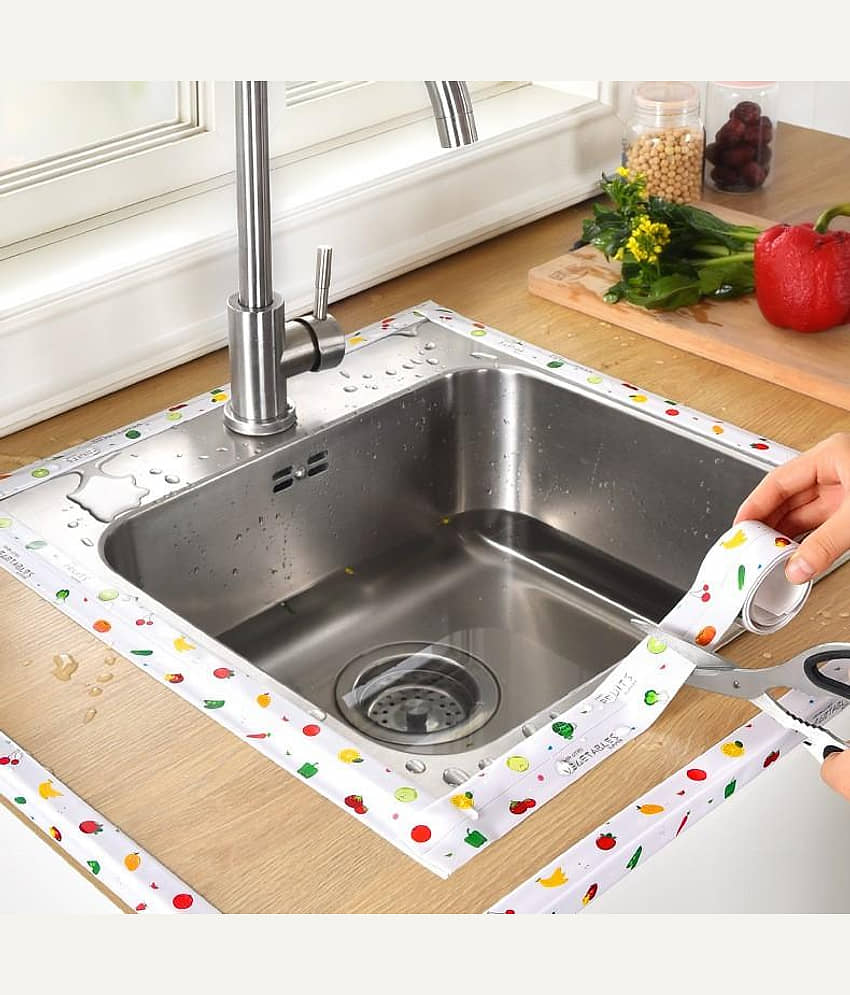 FSN-1 PVC Self Adhesive Waterproof Caulking Sealing Tape, Caulk Tape Strip for Bathtub, Kitchen -320 CM view 2