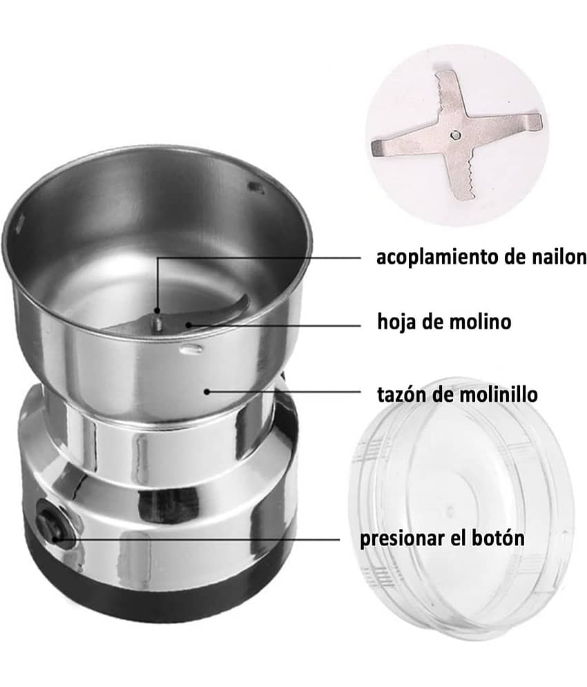 QitmirMKT Spice Mixer Grinder Stainless Steel 1 Coffee Grinder view 2