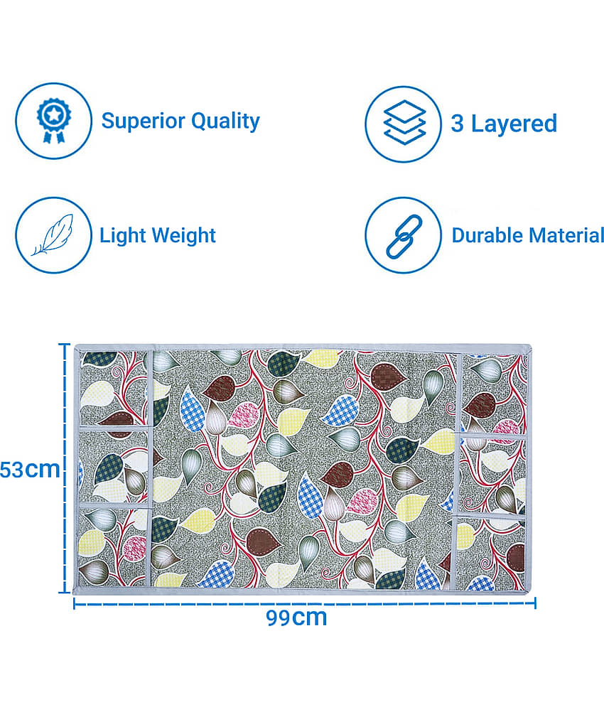 PVC Fridge Top Cover 53x99 Cm (Pack of 1) - Multicolor view 2