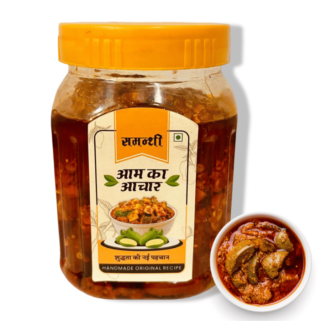 Fresh Handmade Mango Pickle | Aam Ka Achaar 1 Kg Pack | Traditional Taste | No Preservatives