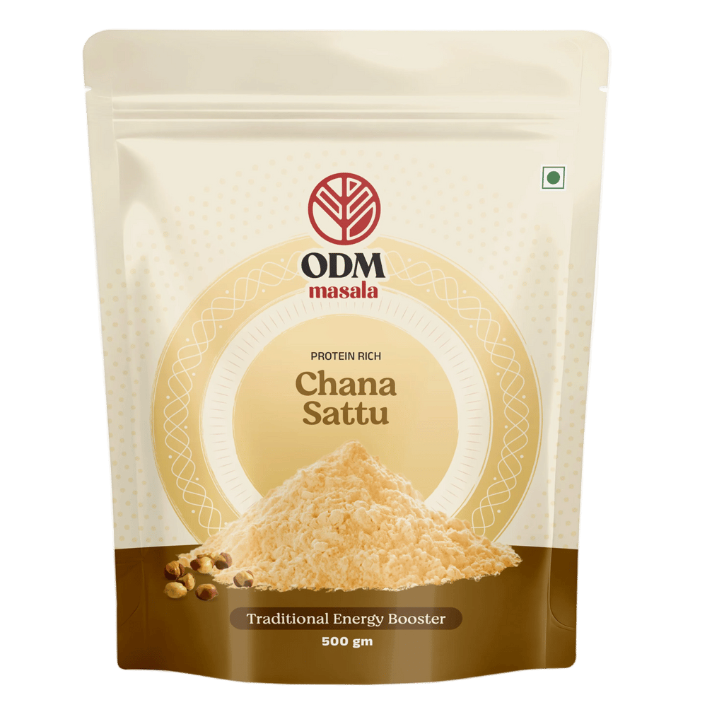 ODM Masala Chana Sattu (Roasted Gram Flour) - for Litti Sattu Drink