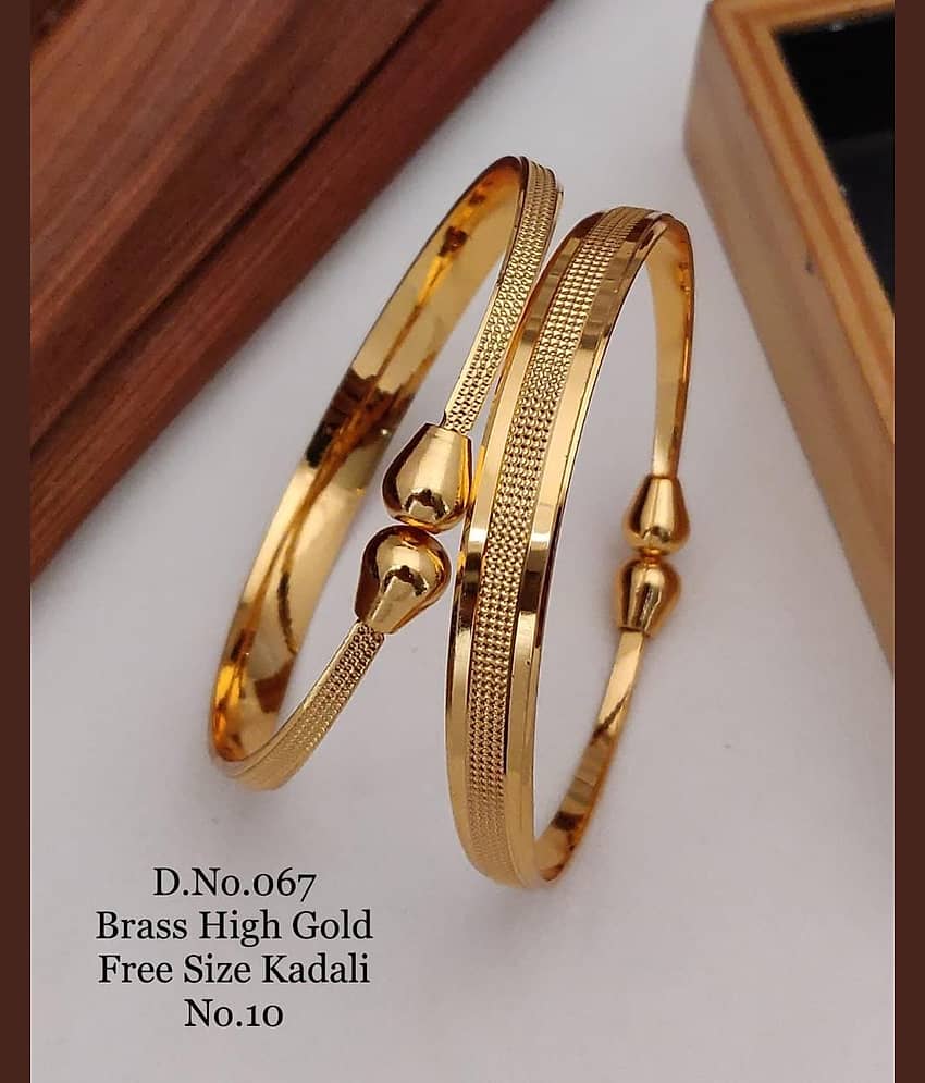 Shivay Fashion Gold Bangle Set ( Pack of 1 )