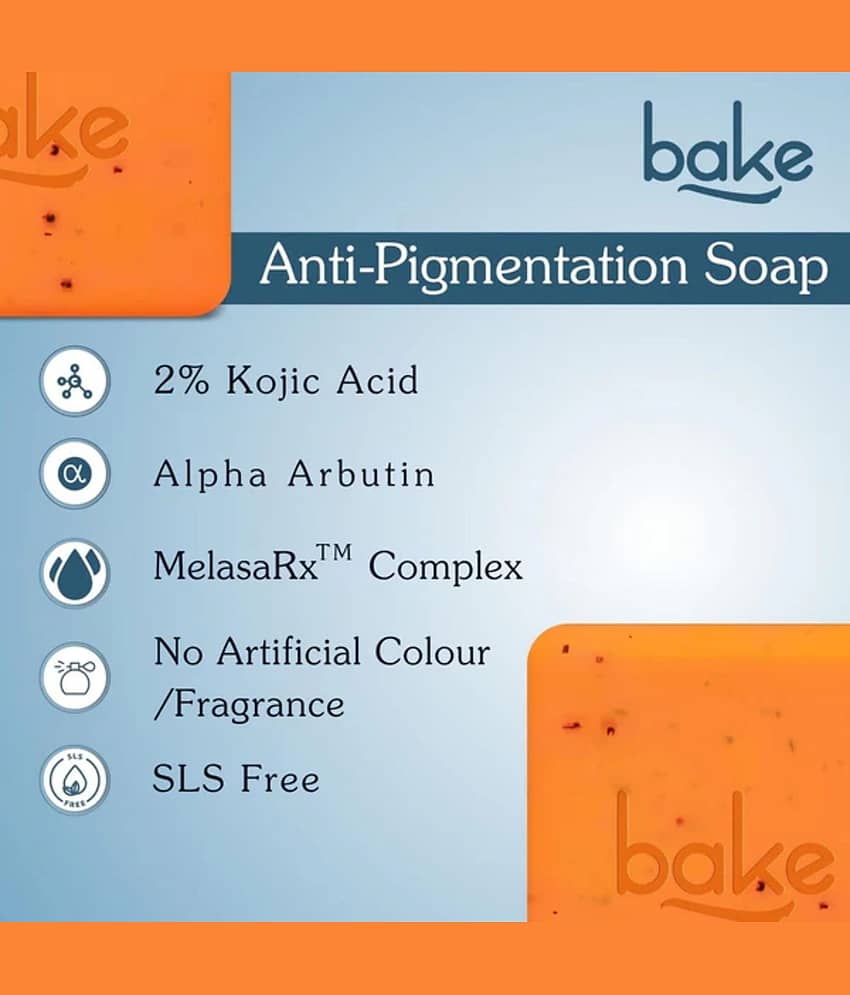 BAKE Exfoliating Soap for All Skin Type ( Pack of 2 ) view 2