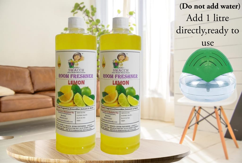 Swacch Room Freshner (1 Litre) (Pack of 2) Lemon view 2