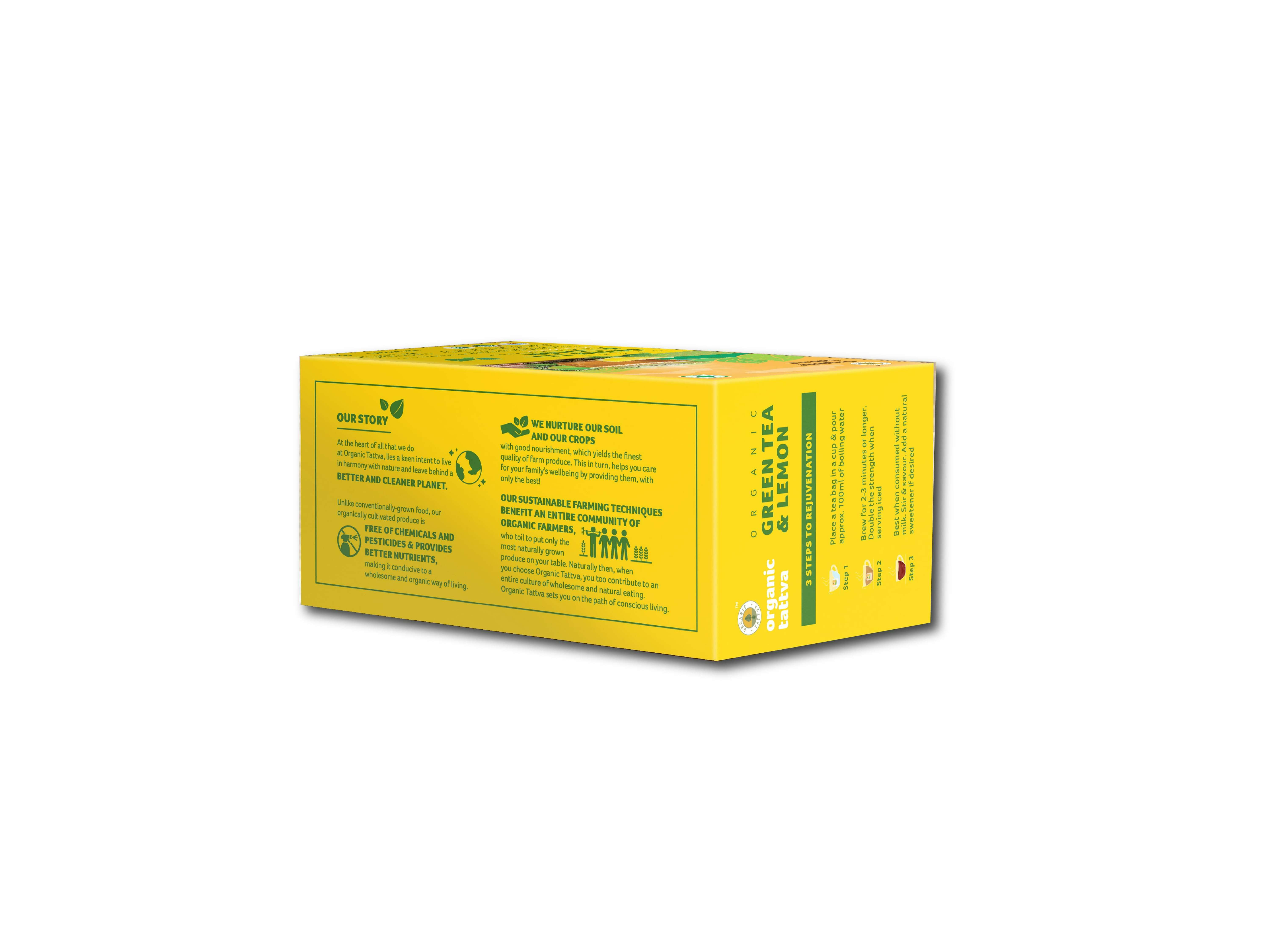 Organic Green Tea & Lemon 40g view 2