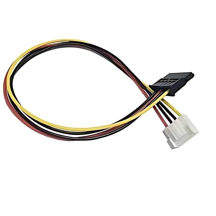 SATA Power Cable (Berg Type) for DVR/NVR, Mini 4-Pin to SATA Connector view 2