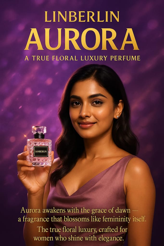 LinBerlin Aurora Pink Luxury Perfume for Women | Long Lasting Floral Fruity Gourmand Fragrance | Sweet Berry, Soft Floral & Creamy Musk Notes | Luxury Perfume Spray view 2
