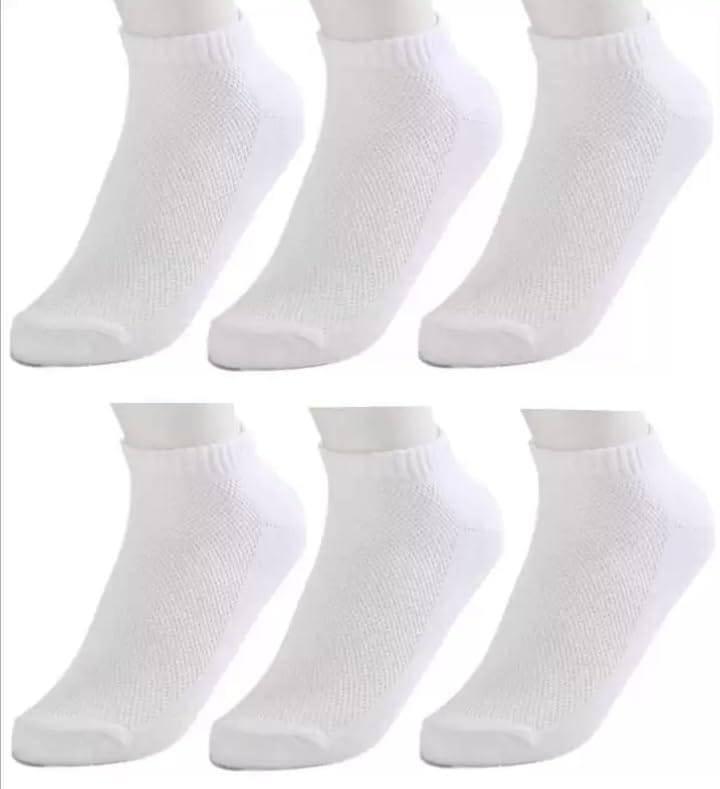 Shrigeeta enterprises Premium Ankle Socks for All-Day Support and Style(Combo & Pack of 3) Free Size view 2